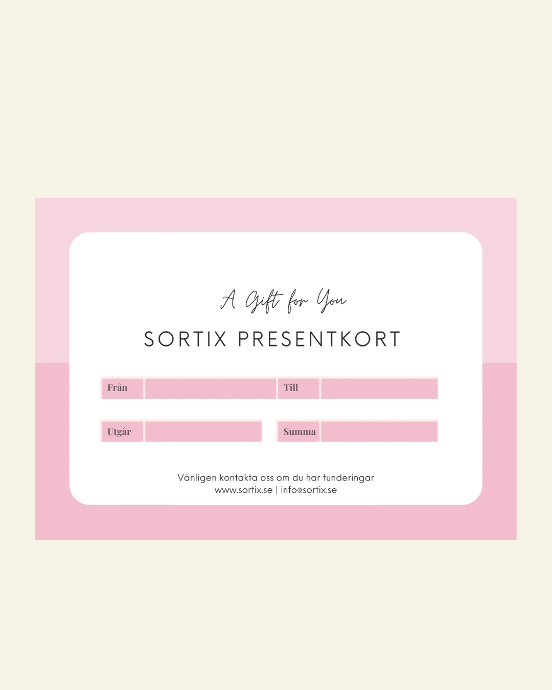 Presentkort