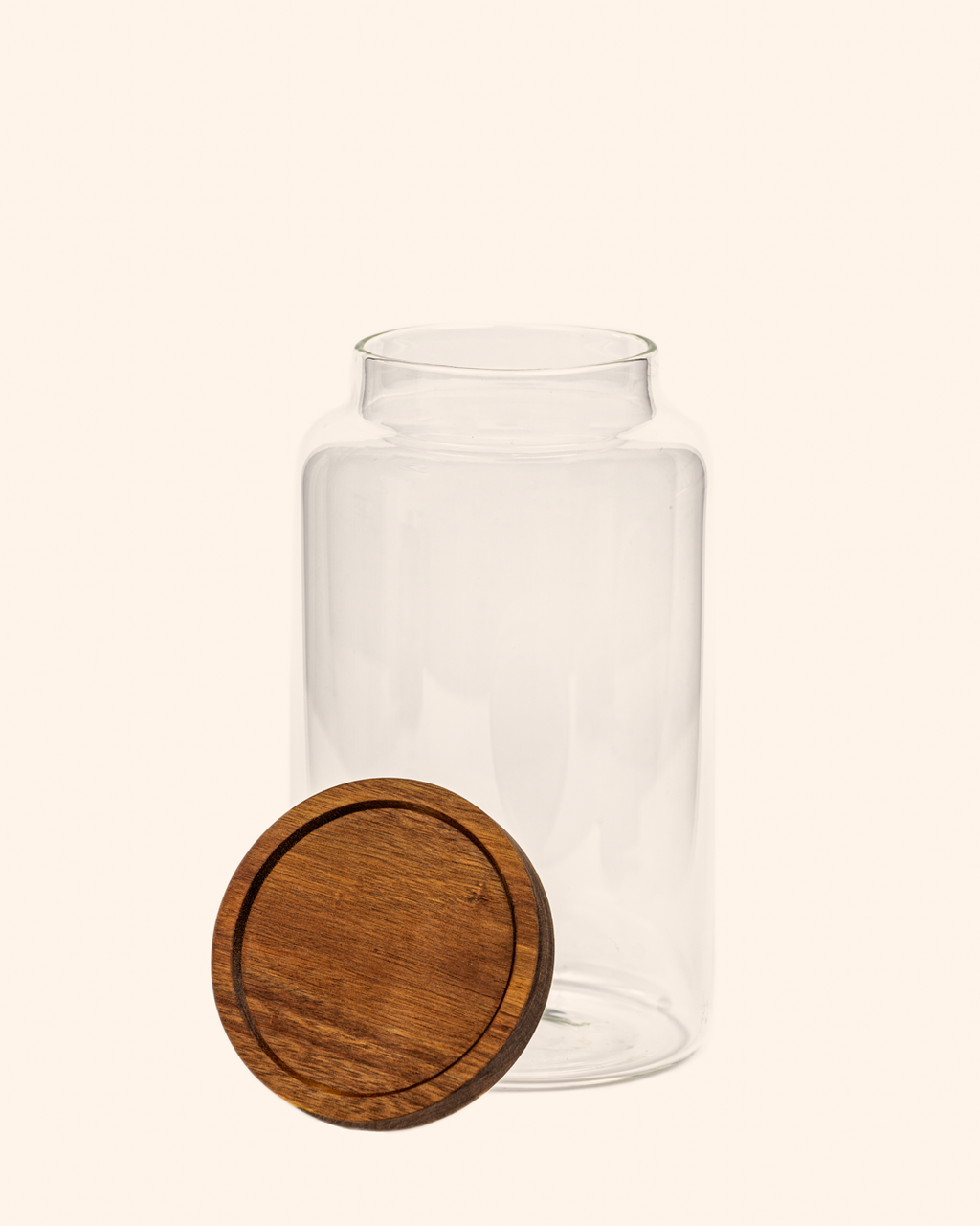 Glasburk med trälock 2.8 L