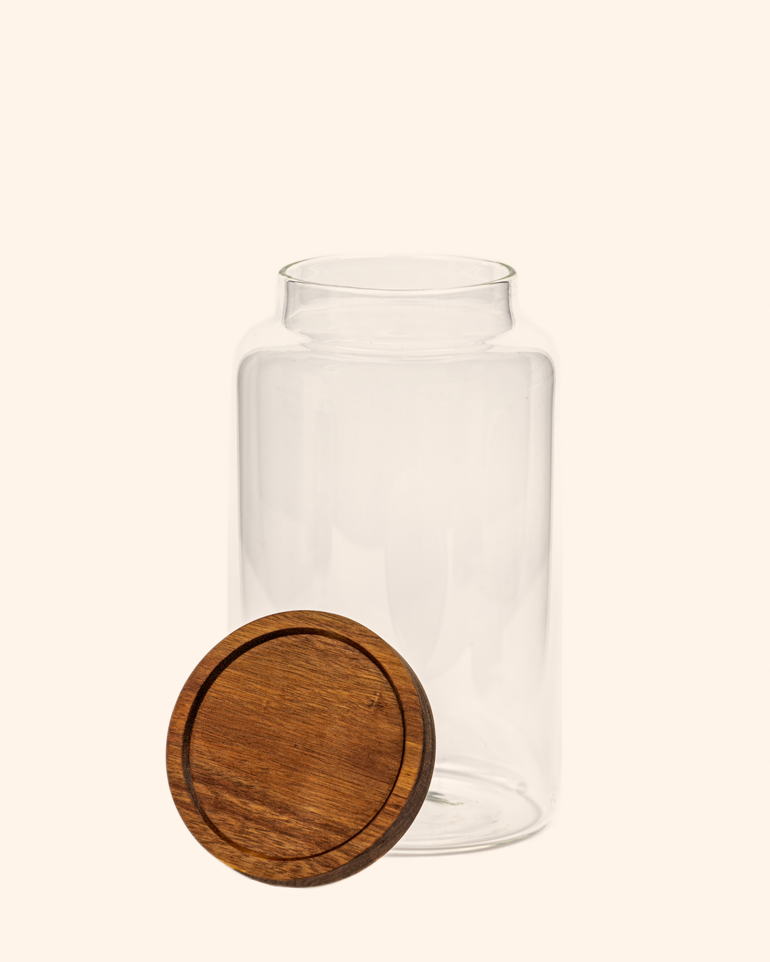 Glasburk med trälock 2.8 L