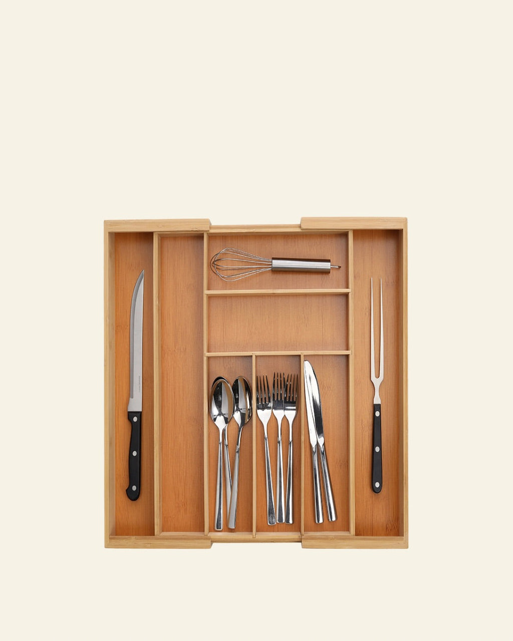 Besticklåda justerbar i bambu