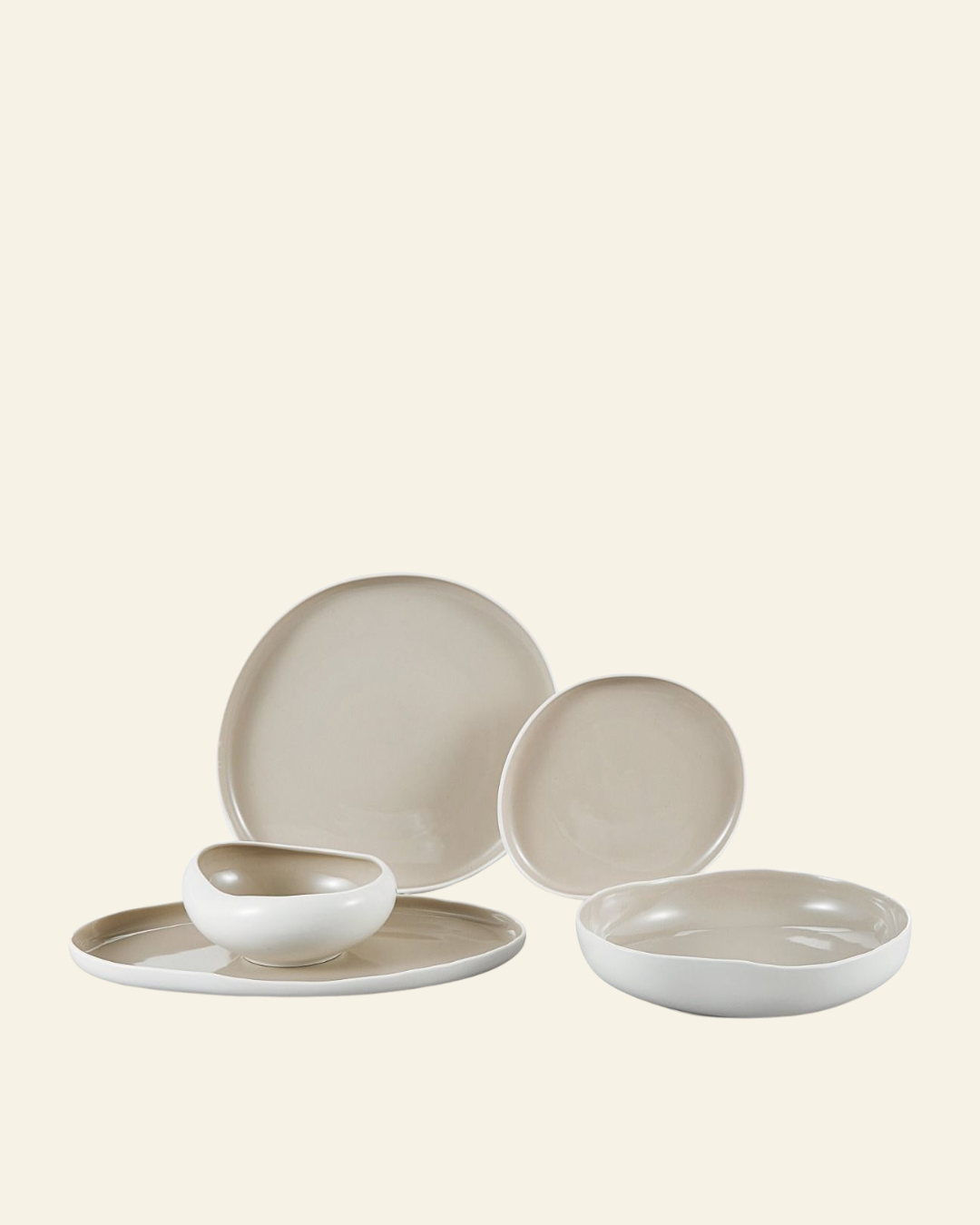 Bricard Barles serveringsset vit 25-delar