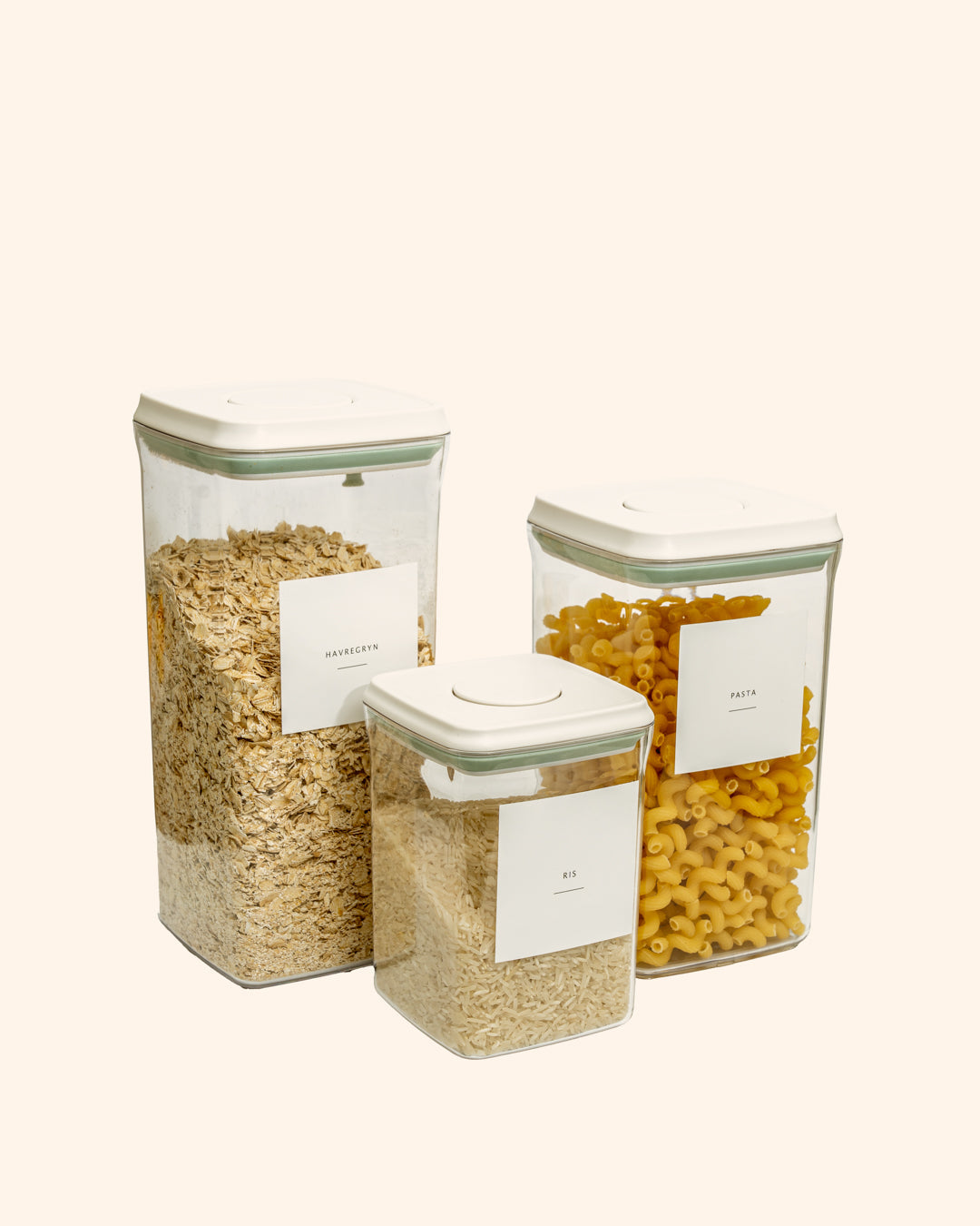 Förvaringsburk med klicklock 5-pack